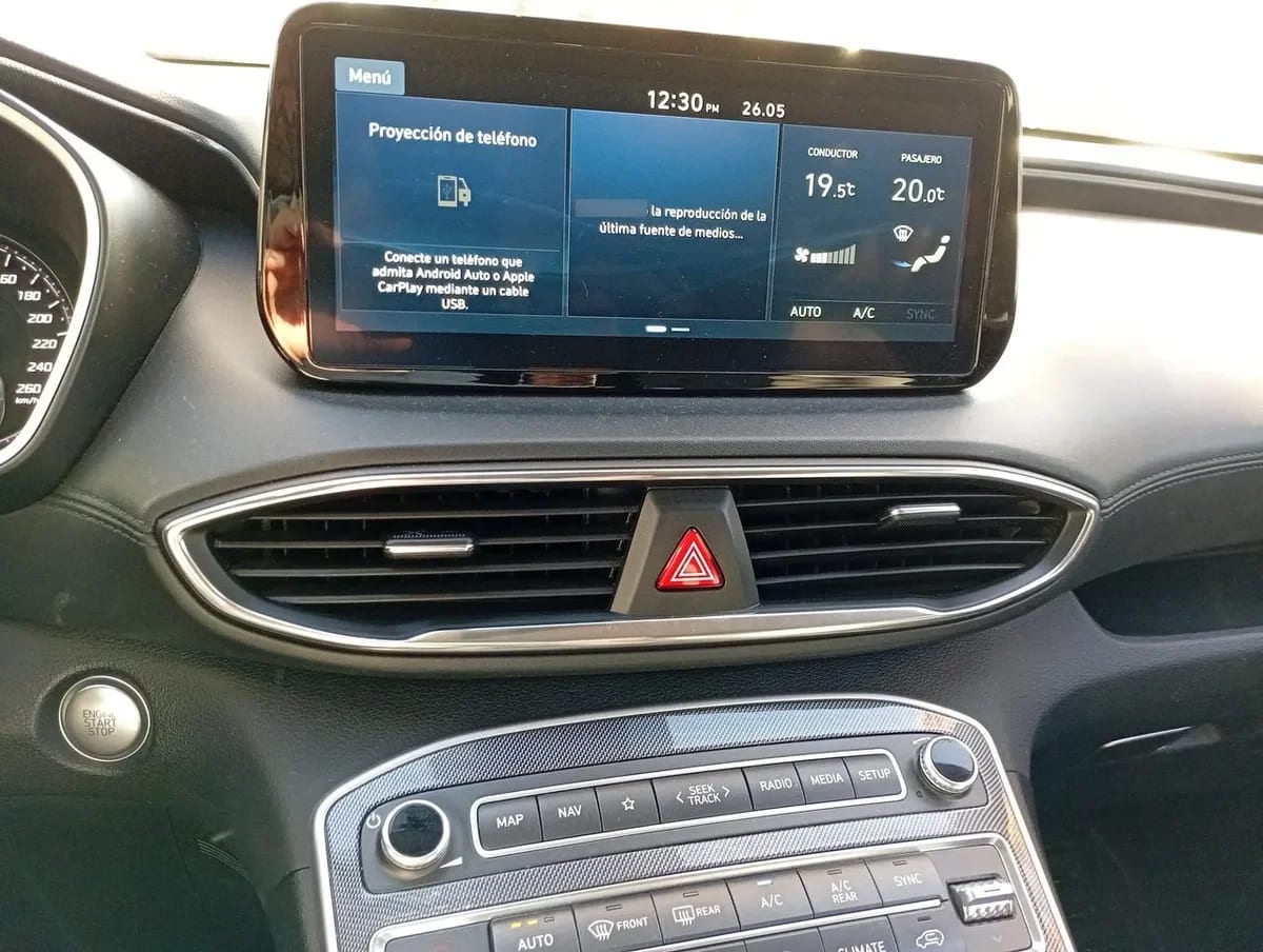 Hyundai Santa Fe 2.5 Value Fl 2wd At 5p año 2024