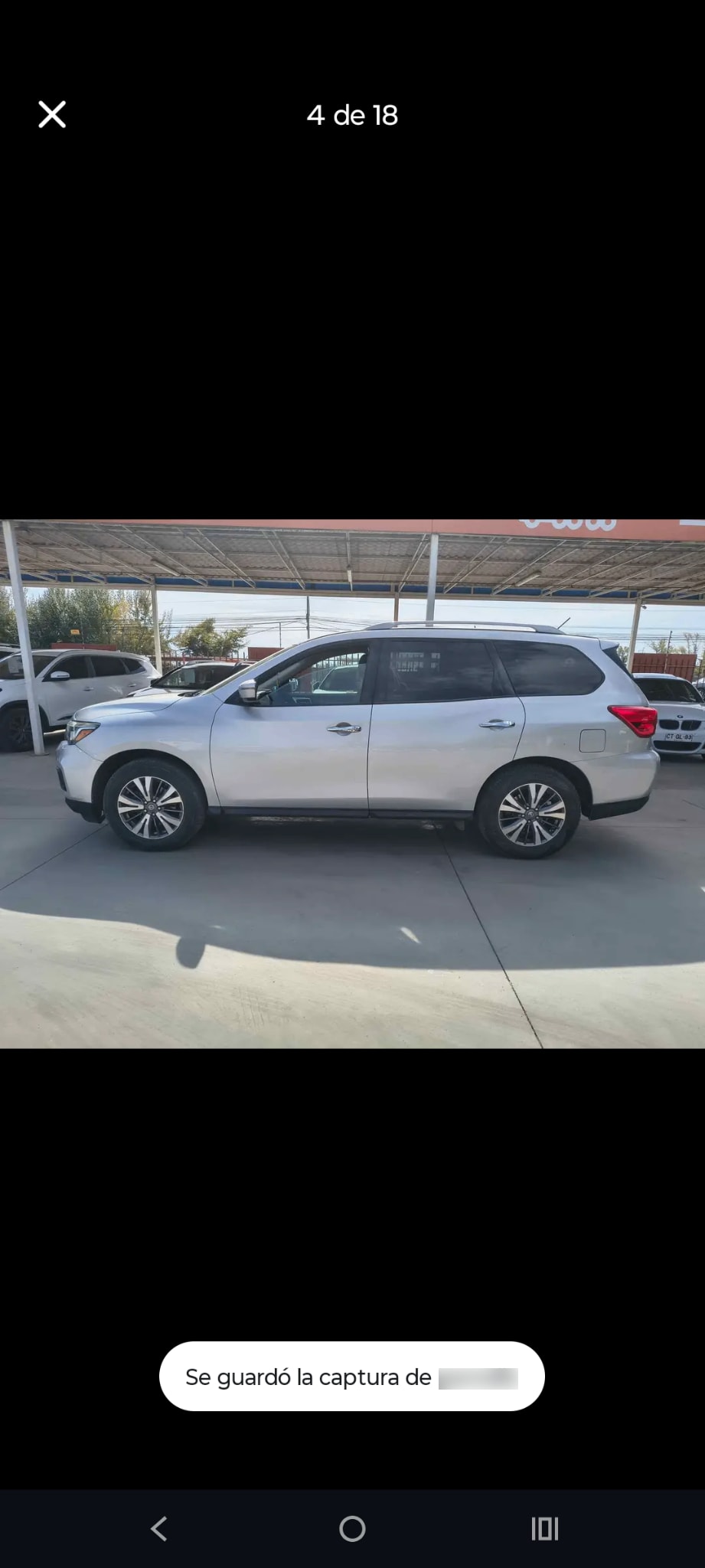 Nissan Pathfinder 3.5 At Sense Cvt año 2017