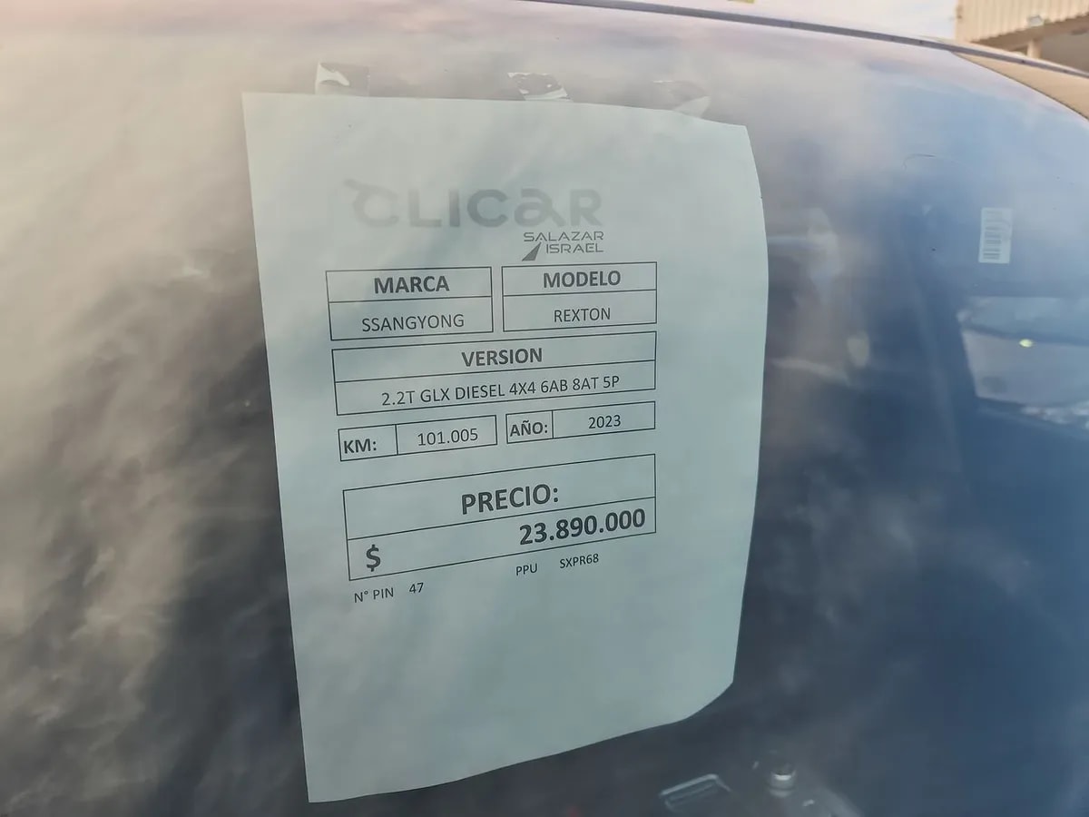 Ssangyong Rexton 2.2t Glx Diesel 4x4 6ab 8at 5p año 2023