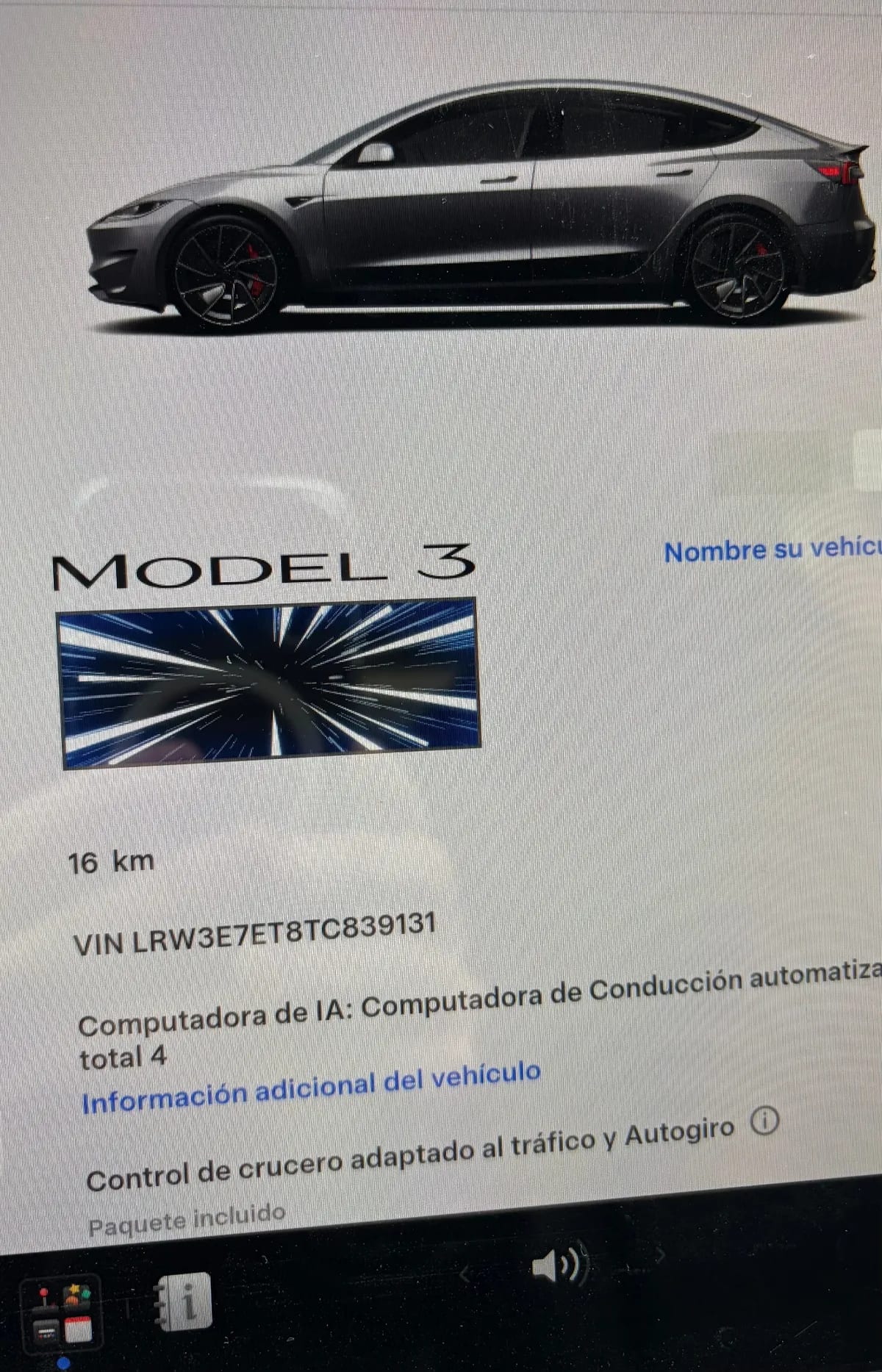 Tesla MODEL 3 Otra año 2026