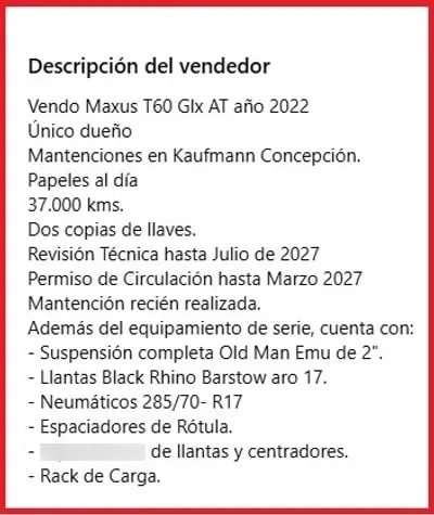 MAXUS T60 2.0 D20 Glx At 4x4 Diesel año 2022