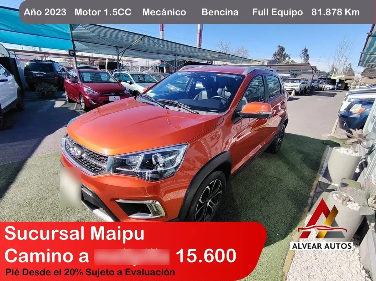 CHERY TIGGO 2 1.5 Gl Mt año 2023