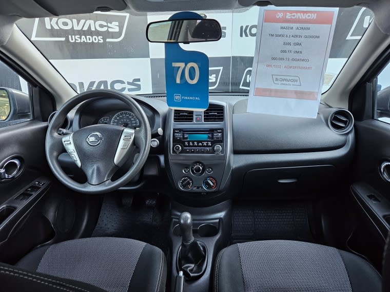 Nissan Versa 1.6 Sense Mt año 2015