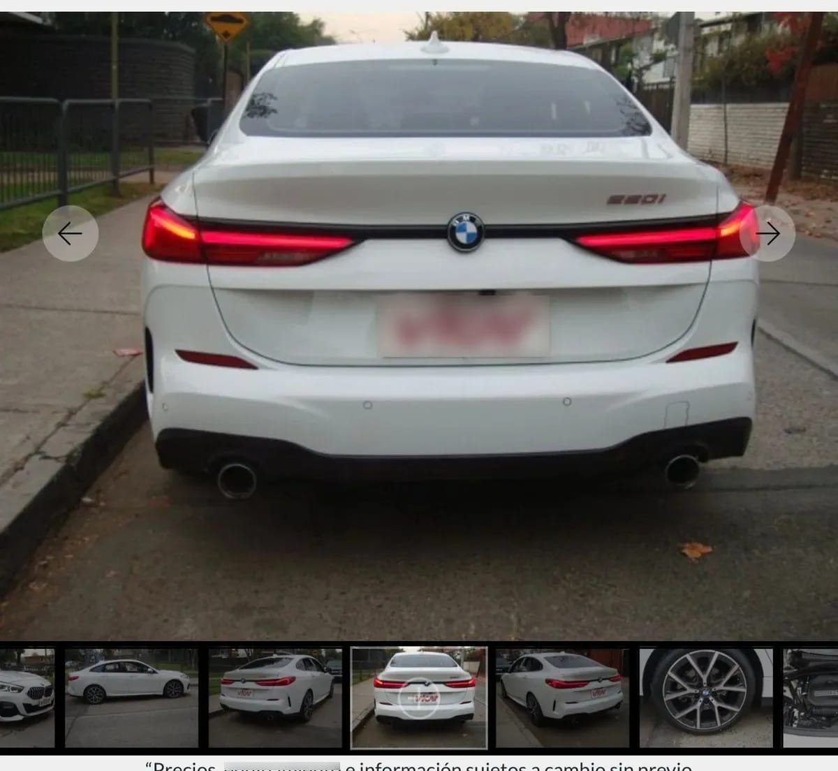 BMW 220 2.0 I Gran Coupe Sport At año 2025