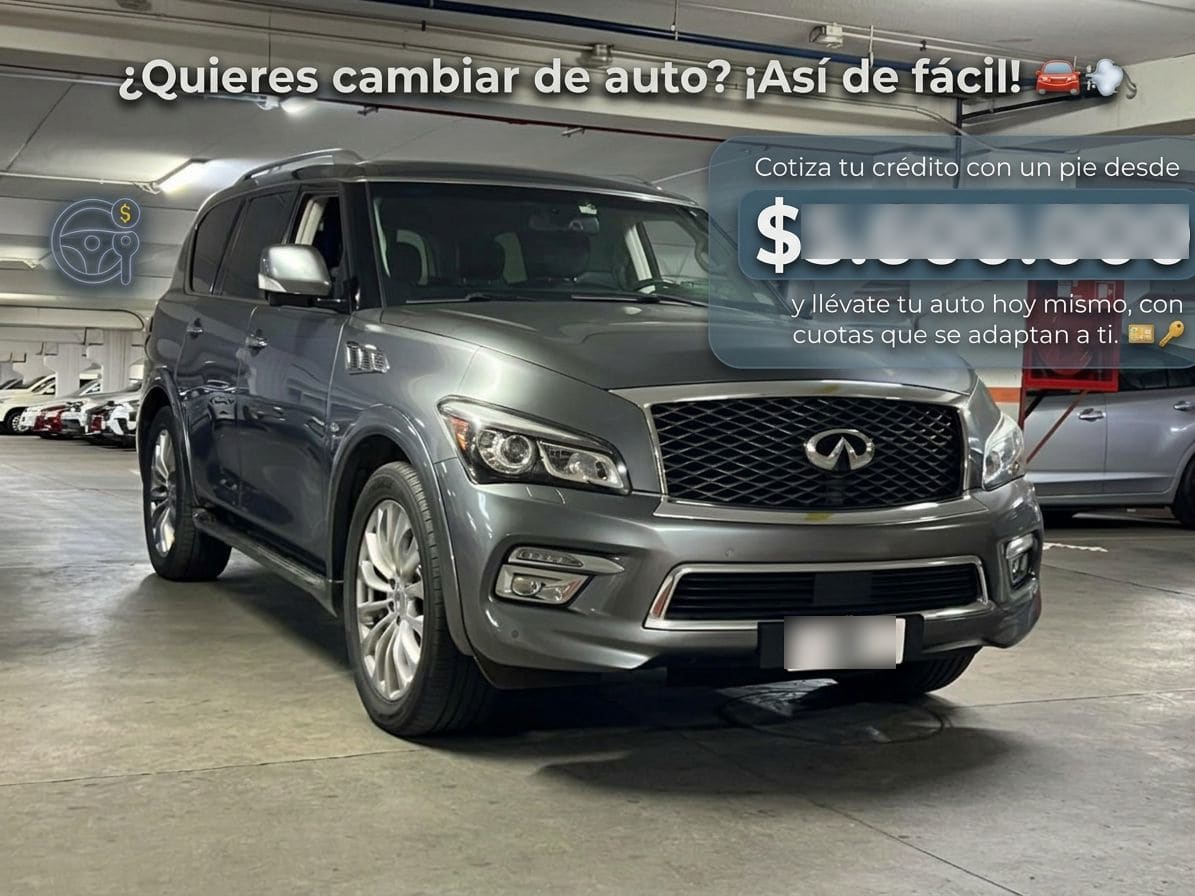 Infiniti Qx80 5.6 4x4 At 5p año 2016 Infiniti Qx80 5.6 4x4 At 5p año 2016