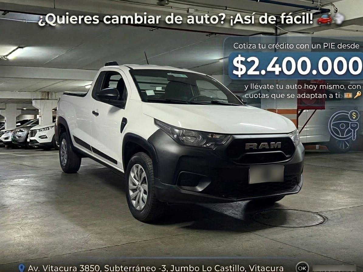 Ram 700 1.4 Slt 4x2 Cab. Sim. Mt 2p año 2023 Ram 700 1.4 Slt 4x2 Cab. Sim. Mt 2p año 2023