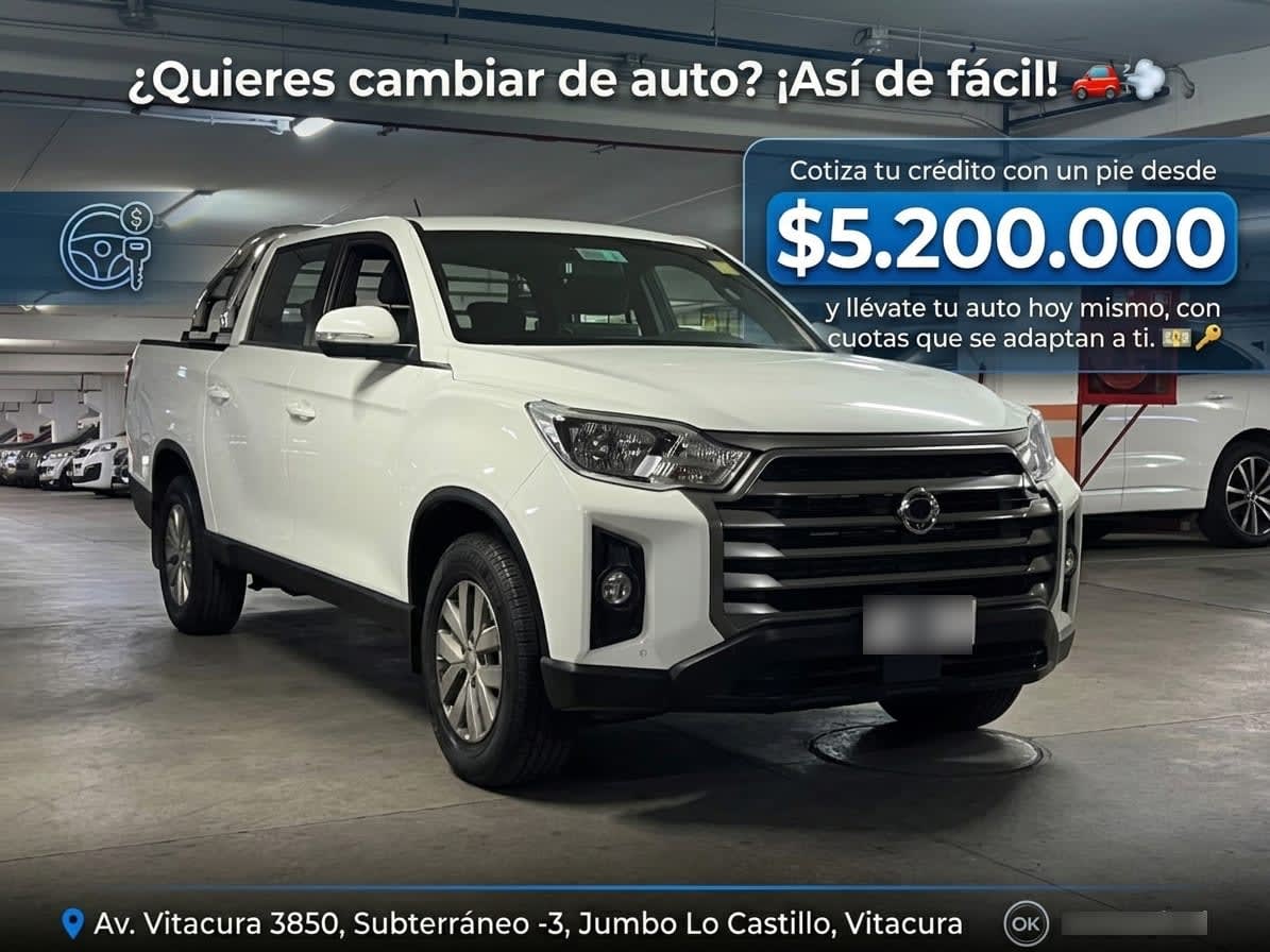 Ssangyong Grand Musso 4x4 2.2 año 2025