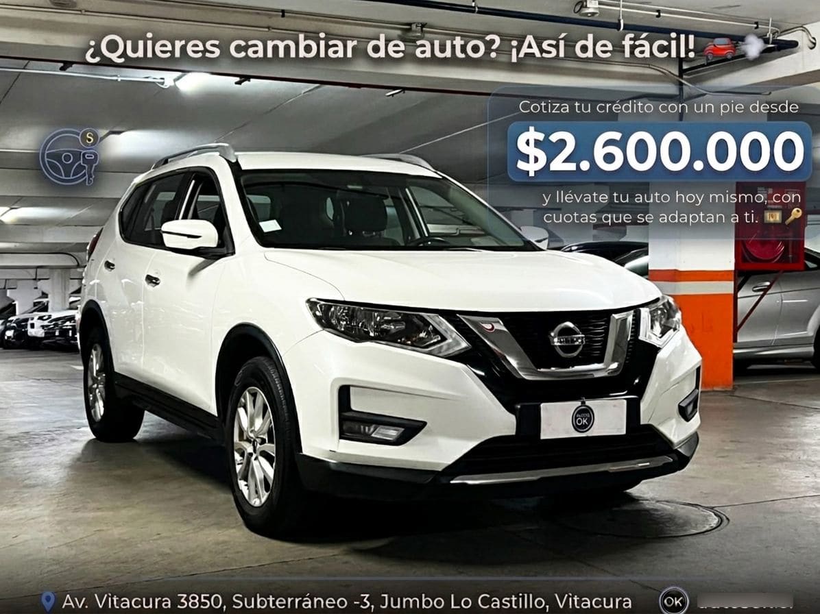 Nissan X-Trail 2.5 Sense 4x4 2row Cvt At 5p. año 2020 Nissan X-Trail 2.5 Sense 4x4 2row Cvt At 5p. año 2020