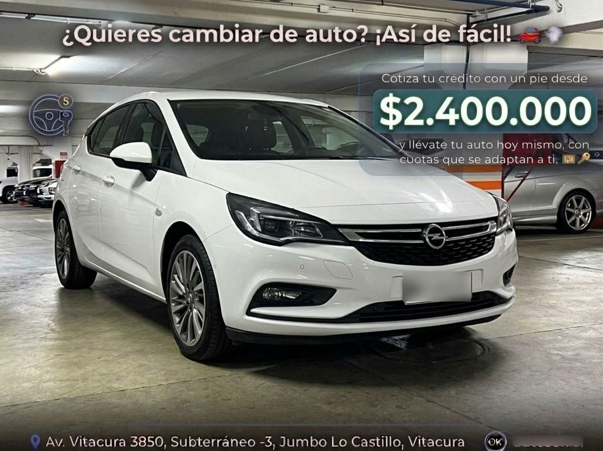 Opel Astra 1.4 Enjoy 4x2 Hb 6mt 5p. año 2020