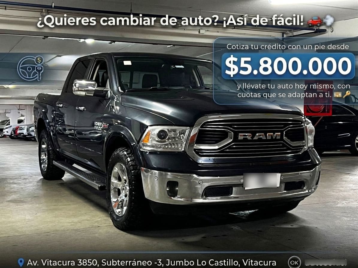Ram 1500 3.6 Slt 4x4 Quad Cab Dob. Cab. At 4p año 2020 Ram 1500 3.6 Slt 4x4 Quad Cab Dob. Cab. At 4p año 2020