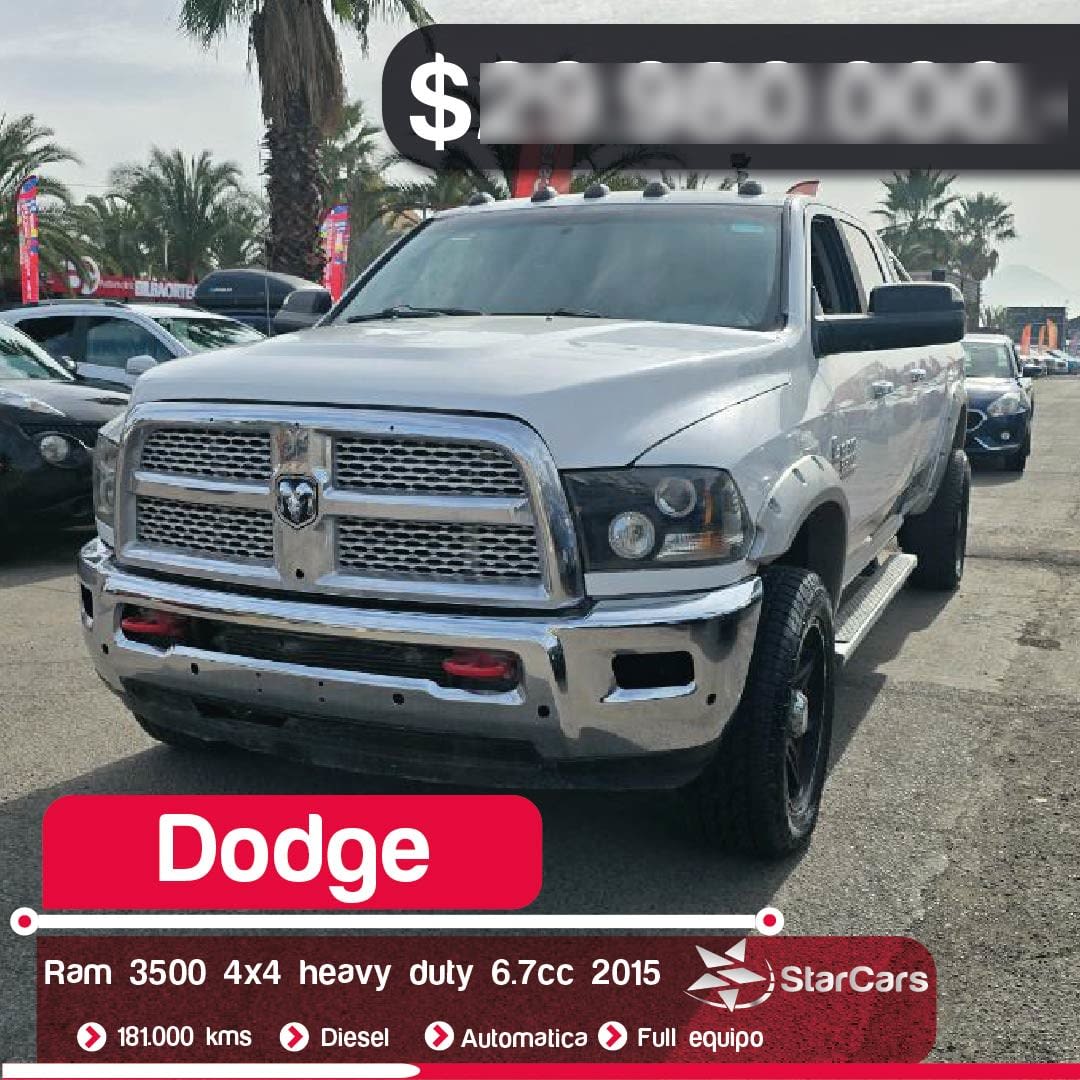 Dodge Ram 3500 4x4 Heavy Duty No Se La Version año 2014 Dodge Ram 3500 4x4 Heavy Duty No Se La Version año 2014
