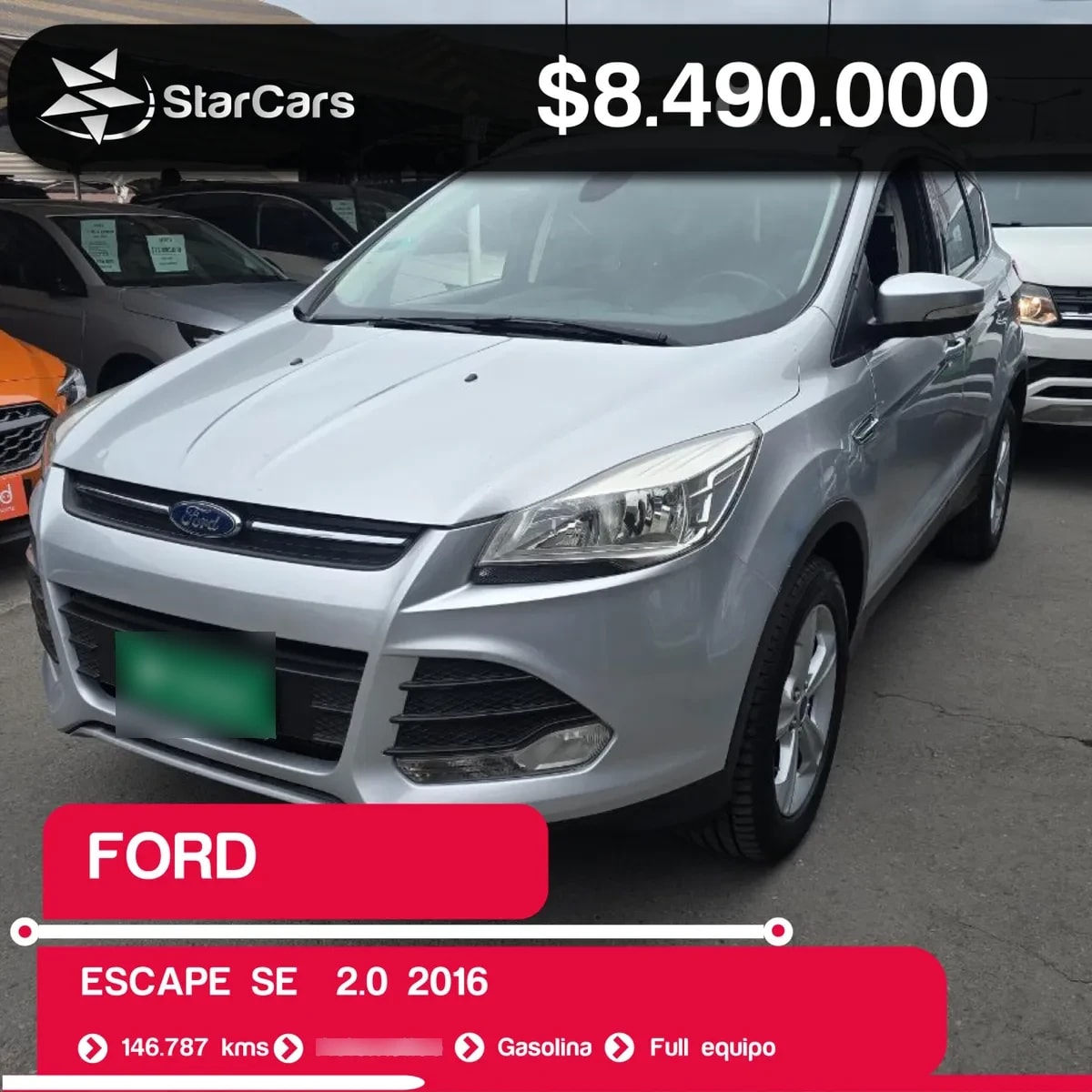 Ford Escape Se No Se La Version año 2016 Ford Escape Se No Se La Version año 2016