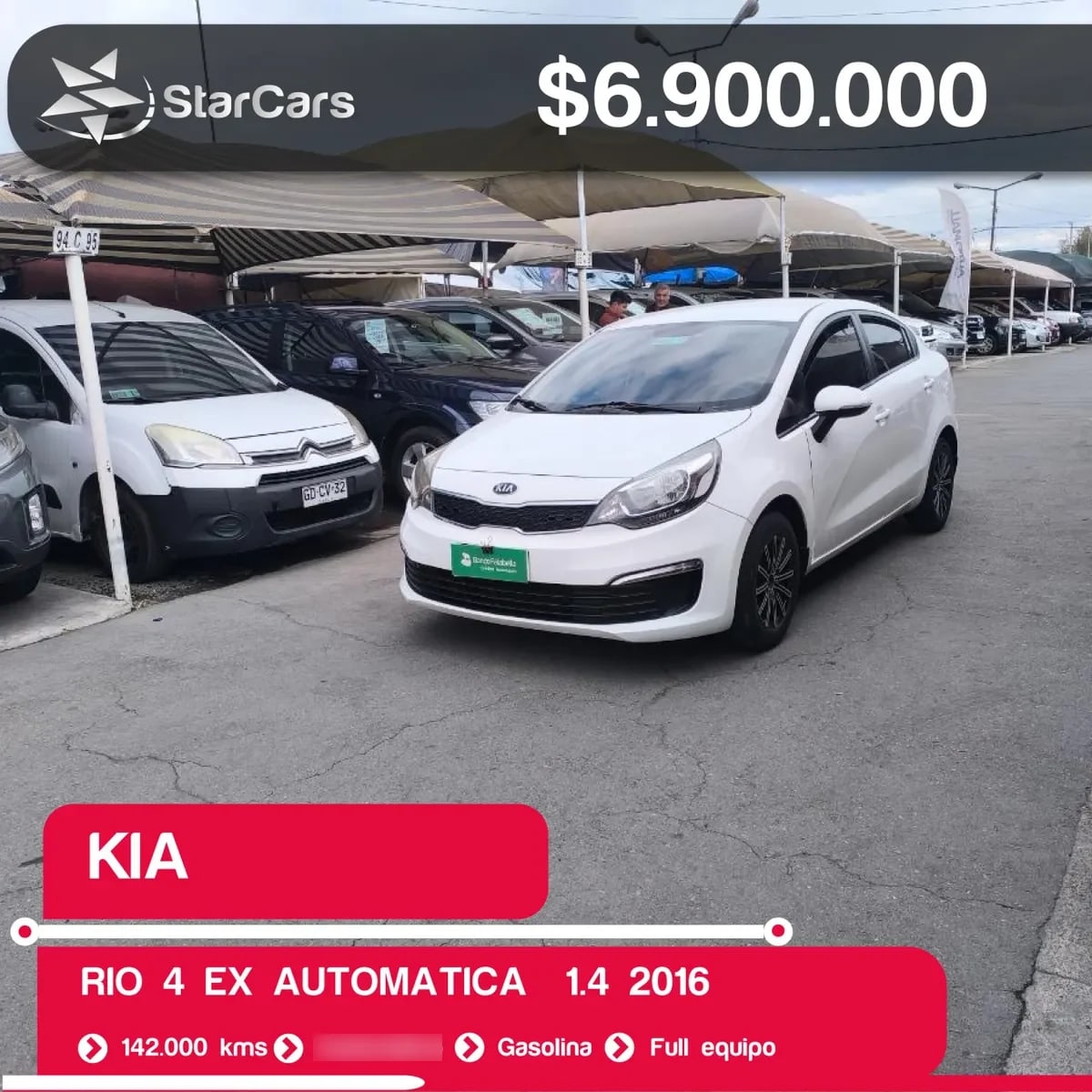Kia Rio 4 Ex Automatica No Se La Version año 2016 Kia Rio 4 Ex Automatica No Se La Version año 2016