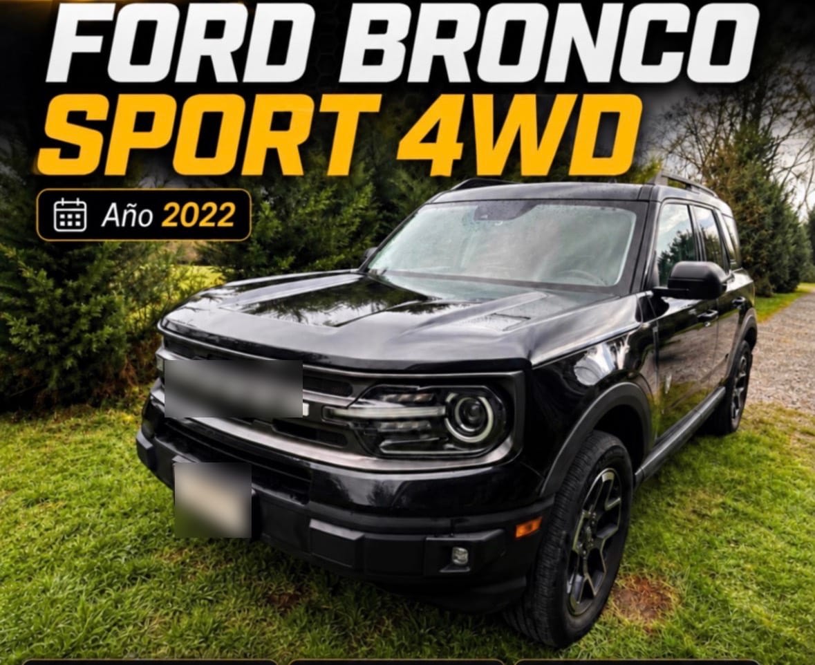 FORD BRONCO 2.0 Wildtrak At 4x4 año 2022 FORD BRONCO 2.0 Wildtrak At 4x4 año 2022