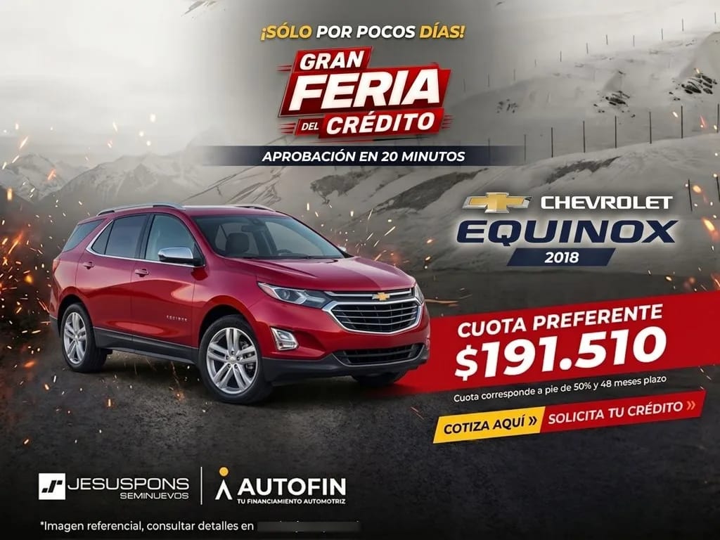 Chevrolet Equinox Lt 1.5t año 2018 Chevrolet Equinox Lt 1.5t año 2018