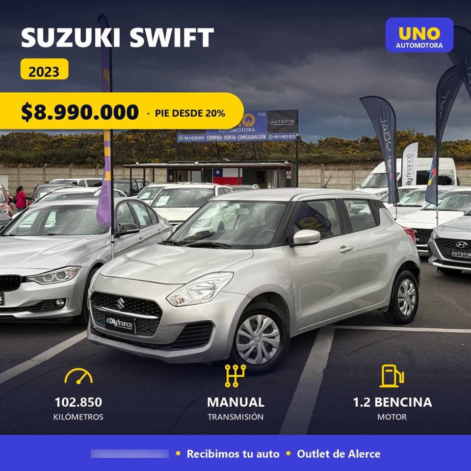 Suzuki Swift 1.2 Glx año 2023 Suzuki Swift 1.2 Glx año 2023