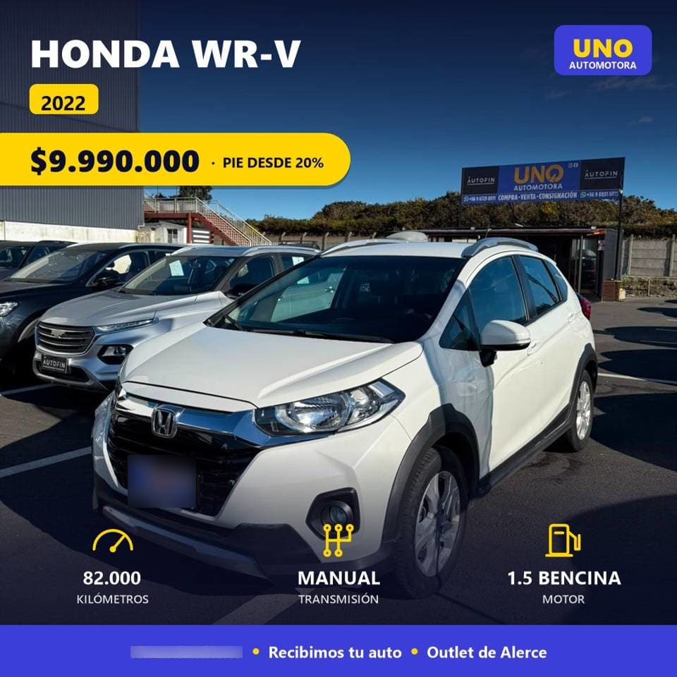 Honda Wr-V 1.5 año 2022
