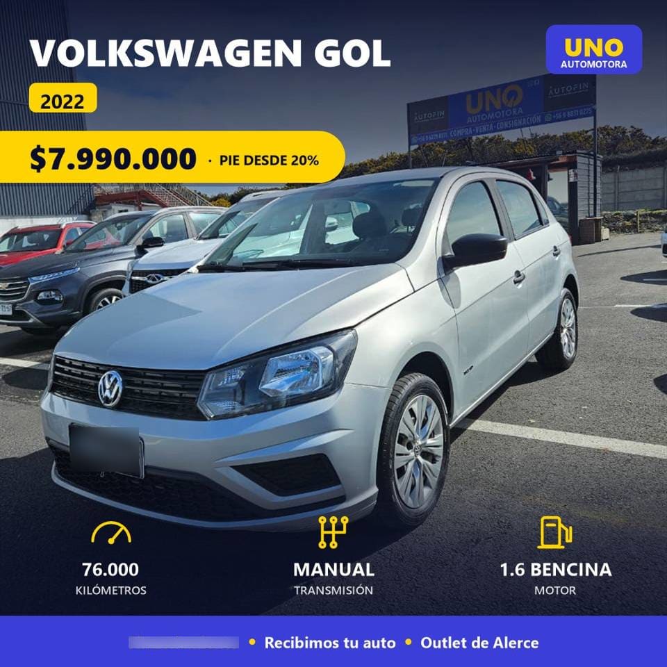 Volkswagen Gol 1.6 año 2022