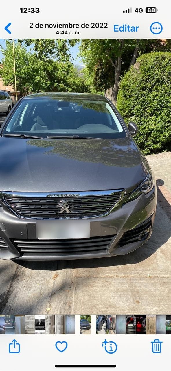 PEUGEOT 308 1.5 Feline Bluehdi 130 At Diesel año 2020 PEUGEOT 308 1.5 Feline Bluehdi 130 At Diesel año 2020