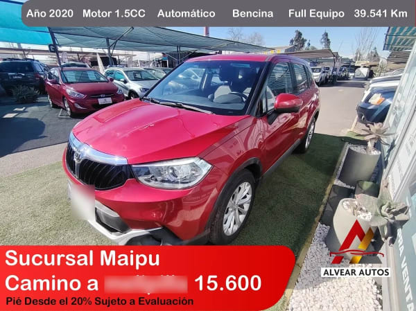 BRILLIANCE V3 1.5 Fl Comfortable Mt año 2020 BRILLIANCE V3 1.5 Fl Comfortable Mt año 2020