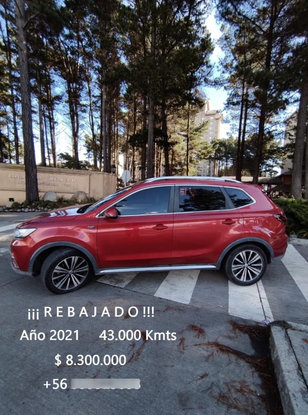 MG RX5 1.5 Dlx At año 2021 MG RX5 1.5 Dlx At año 2021