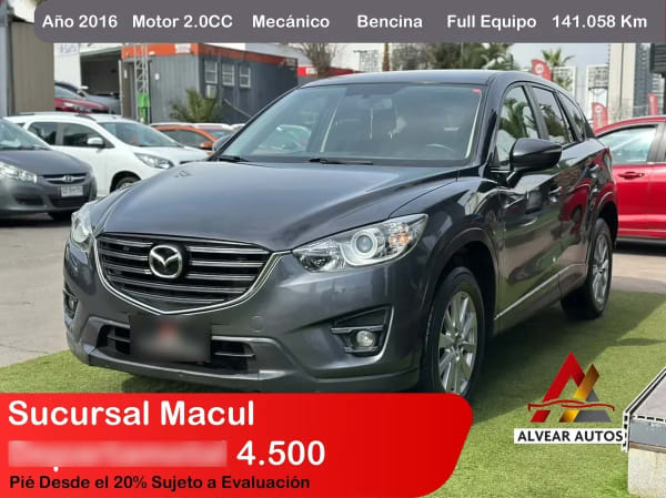 MAZDA CX-5 2.0 R I-Stop Mt año 2016